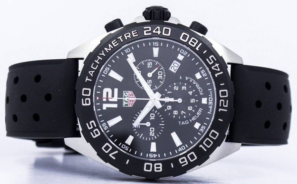 TAG Heuer クォーツ腕時計 ブラック TAG Heuer Formula 1 Chronograph Tachymeter Swisss Made Quartz