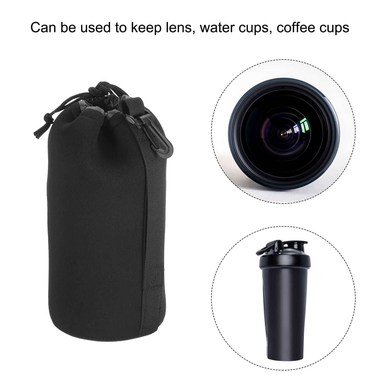 Can be used to keep lens, water cups, coffee cups