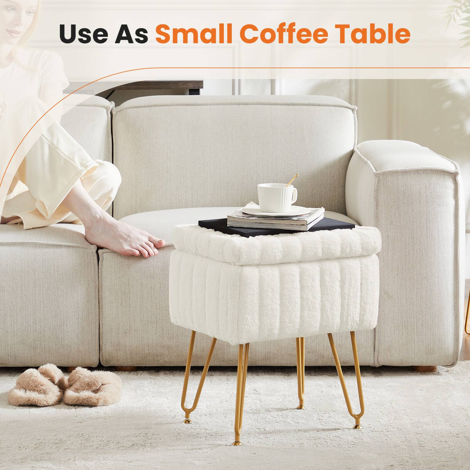 Use As Small Coffee Table