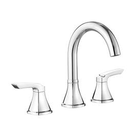 Boyel Living - 8 Inch 3 Hole Bathroom Faucet with Pop Up Drainer High Arc Gooseneck - Chrome