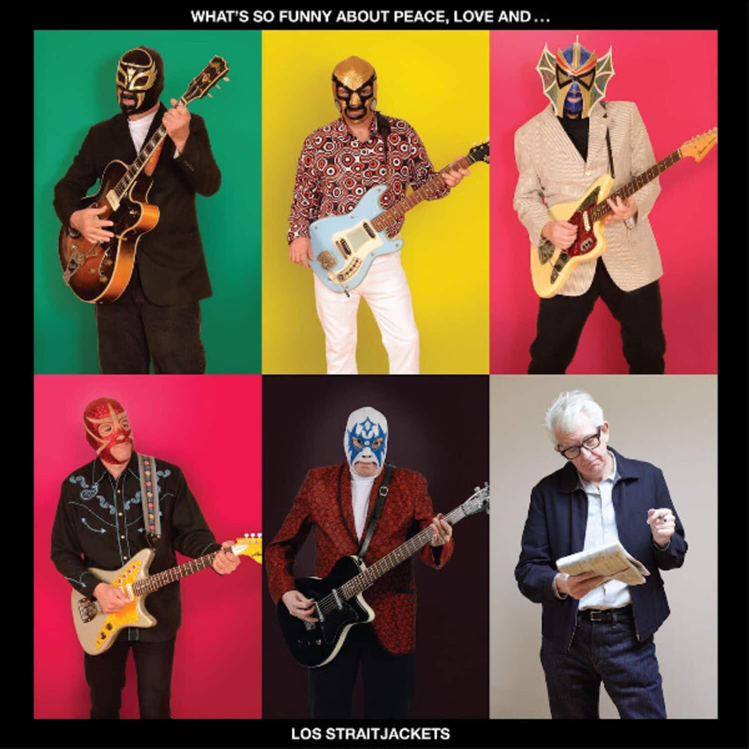 Los StraitJackets - What's So Funny About Peace, Love and Los Straitjackets (YELLOW VINYL)   - VINYL LP price history on PriceWatchPro