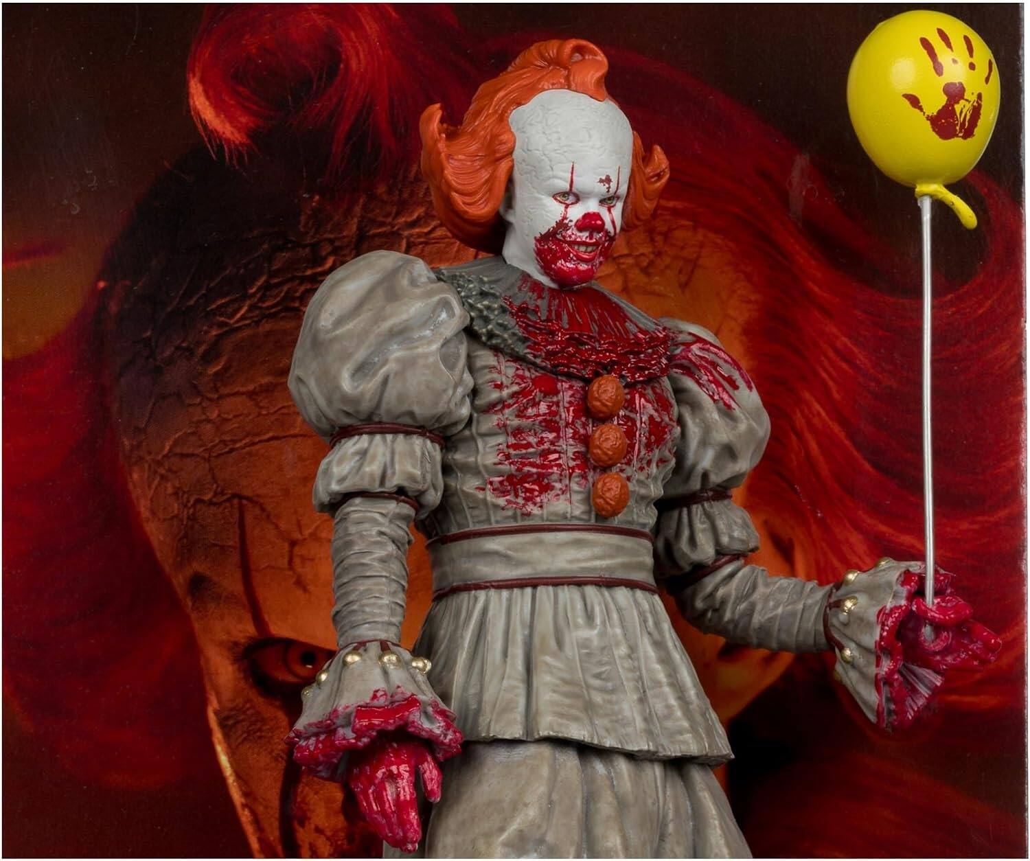 Alt View 3. McFarlane Toys - McFarlane Toys: Movie Maniacs Welcome to Derry IT - Pennywise Figure - Bloody.