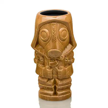Front. DC Comics - Geeki Tikis The Suicide Squad Ratcatcher 20 Ounce Ceramic Mug - Brown.
