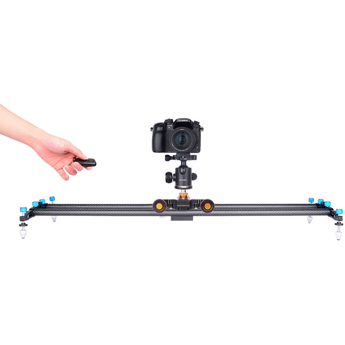 Alt View 7. YELANGU - YELANGU L4X Electric Motorized DSLR Dolly with Remote Control, Black.
