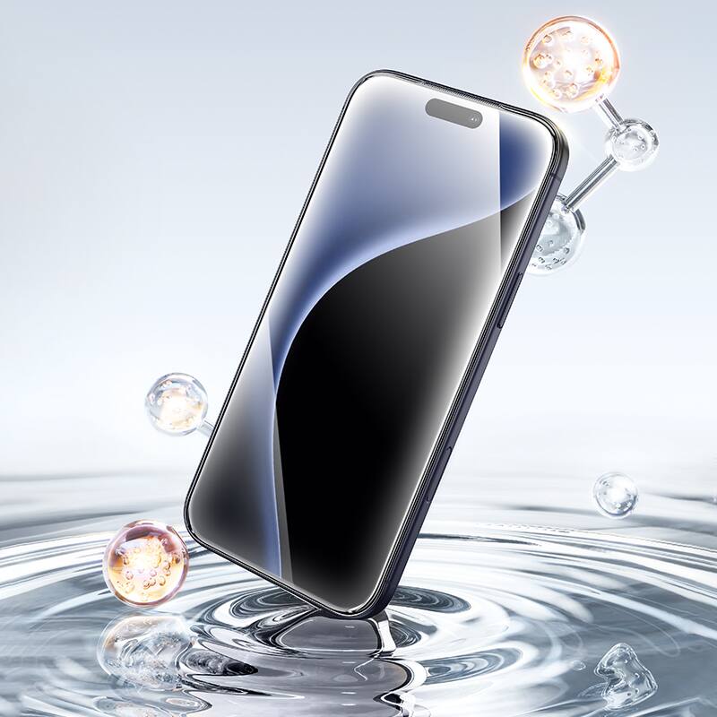 Alt View 2. hoco. - Bear Shield Corning Glass Screen Protector for Apple iPhone 17 Pro, 2 Pack - Clear.