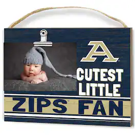 Jardine - Akron Zips 8'' x 10'' Cutest Little Weathered Logo Clip Photo Frame - Navy