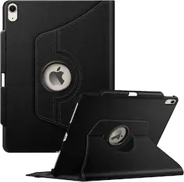 Fintie - Rotating Case for iPad Air 13-inch M4/M3/M2 (2026/2025/2024) | 360° Swivel Stand Shockproof Protective Cover - Black