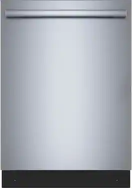 Bosch - 500 Series 24" Top Control Smart Built-In Tub Dishwasher with 3rd Rack and Zone Wash, 44 dBA - Stainless Steel