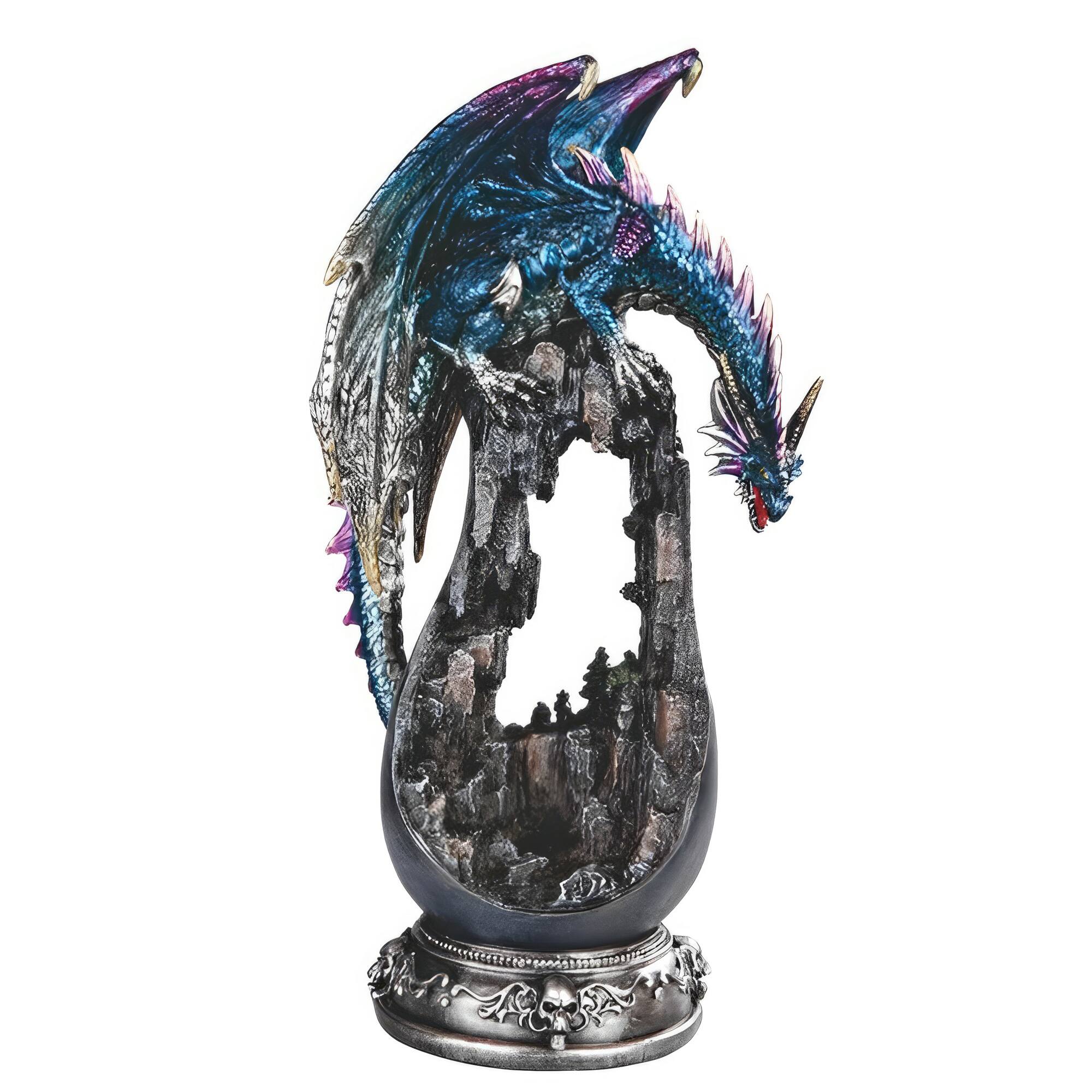 FC Design - 11.75"H Dragon on Arch Canyon Figurine Statue Office/Computer Desk Tabletop Medieval Gaming Home Decor Gift - Multi-Color