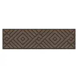 Tierra Verde - TierraVerde 4 Pack 10"x36" Diamond Weave Stair Tread Decorative Panels - Brown