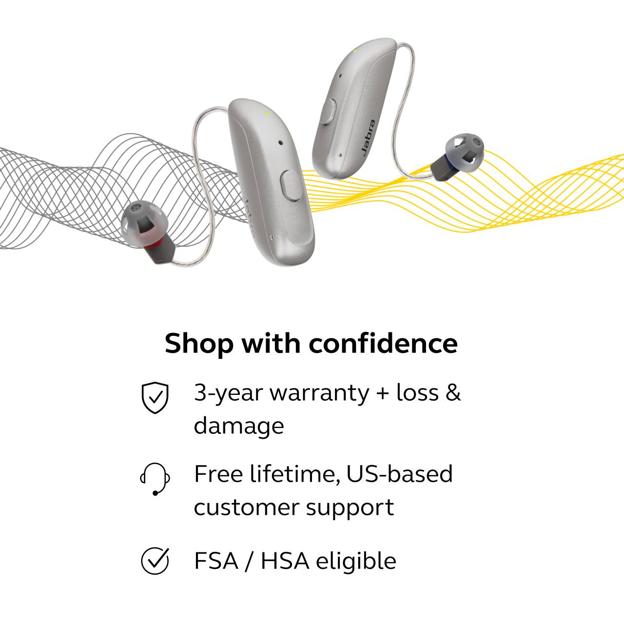 Shop with confidence

- 3-year warranty + loss & damage
- Free lifetime, US-based customer support
- FSA / HSA eligible