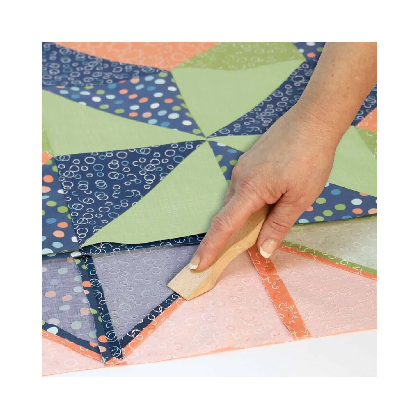 Angle. AccuQuilt - June Tailor Inc Magic Wand Seam Press, Brown.