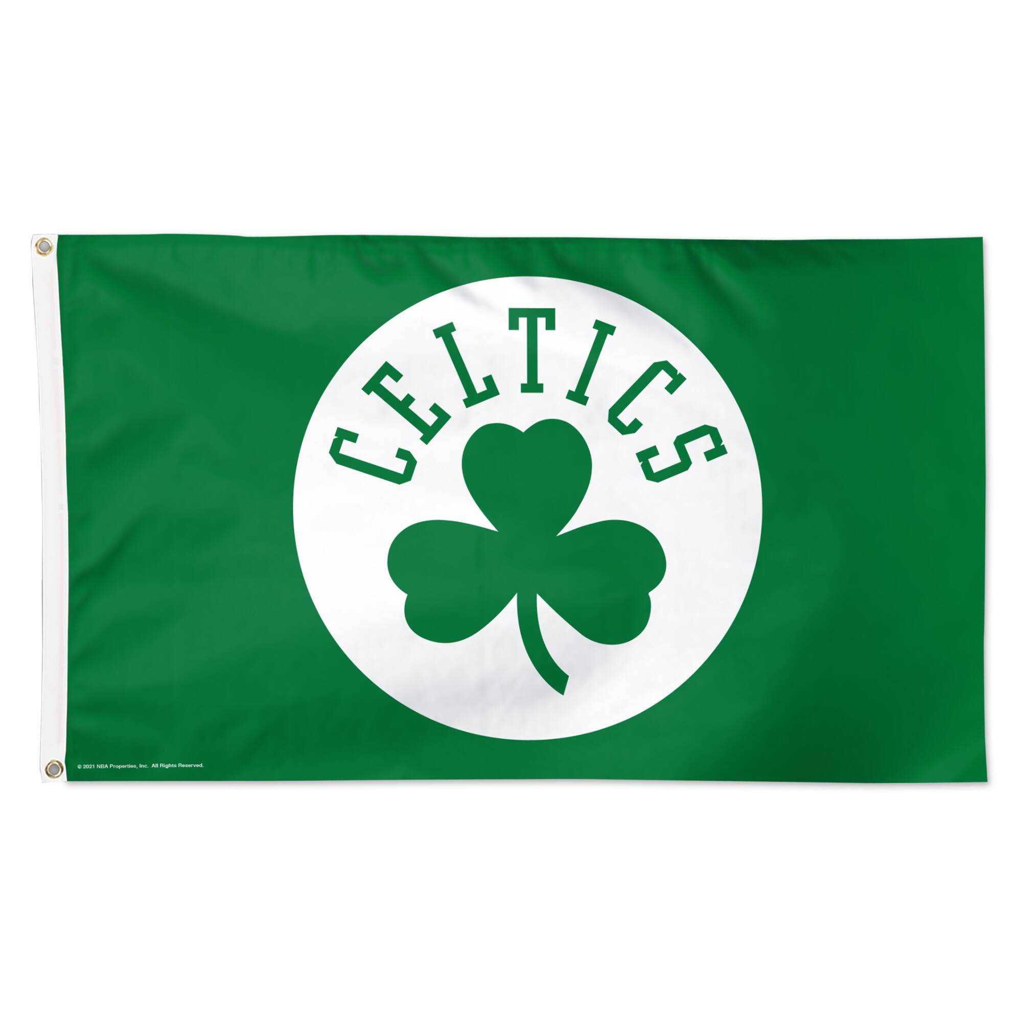 WinCraft - Boston Celtics 3' x 5' Single-Sided Deluxe Primary Team Logo Flag - Multicolor