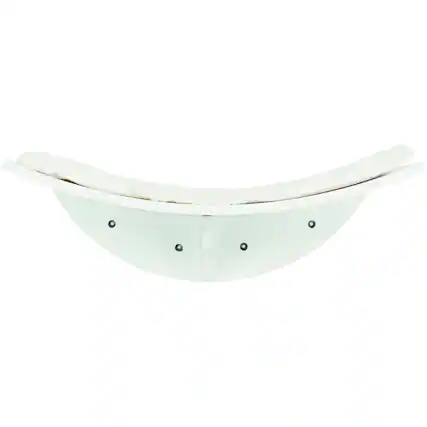 Front. TRIXIE - Lea Space Saving Wall Mounted Cat Perch with Soft Cushion - White.