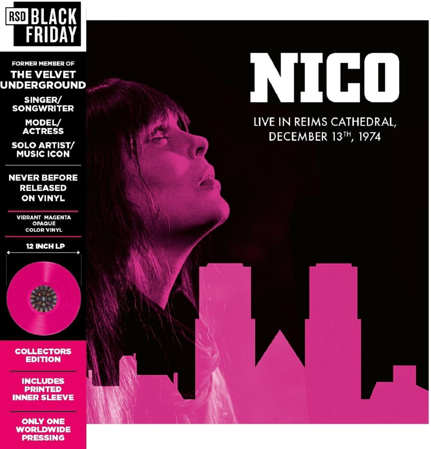 Lou Reed, NICO and John Cale - Live in Reims Cathedral 1974   - VINYL LP price history on PriceWatchPro