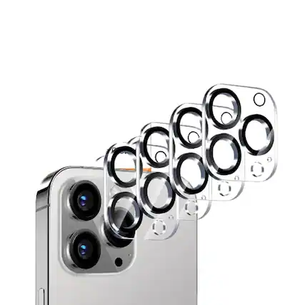 Front. Kitcheniva - Camera Lens Glass Protector for iPhone 13/13 Mini 4 Pcs - Clear.