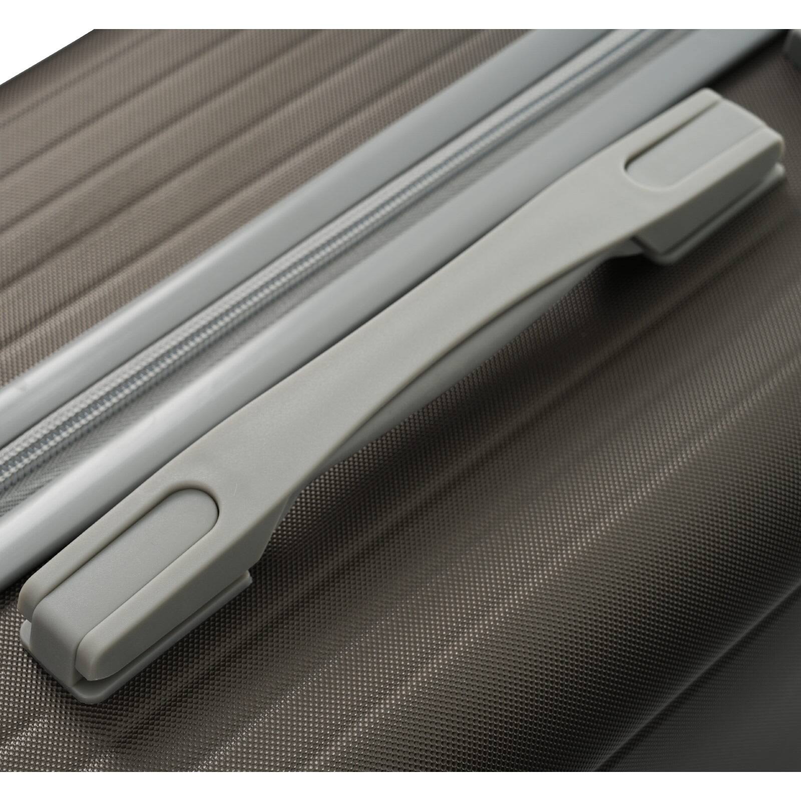 Alt View 9. PexFix - 3-Piece Lightweight Luggage Set, 20/24/28" Durable ABS Suitcases with Spinner Wheels, TSA Lock, Carry-on & Checked - Bronze Golden.