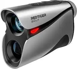 REDTIGER - OLED Laser Range Finder Golf with Slope, 1200 Yards, 7X Magnification, Magnetic, Flag Lock Vibration, Rechargeable