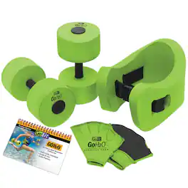 GoFit - GoH20 Water-Resistance Workout Set - Lime Green
