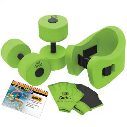 GoH2O GoFit Baiing Manual Go Fit. N mpeet, GOH20 Workout Water Build Set Resistance Sculpter Cardio Active 5 Tone Endurance Recovery GoFit GoH20 EXERCISE GEAR