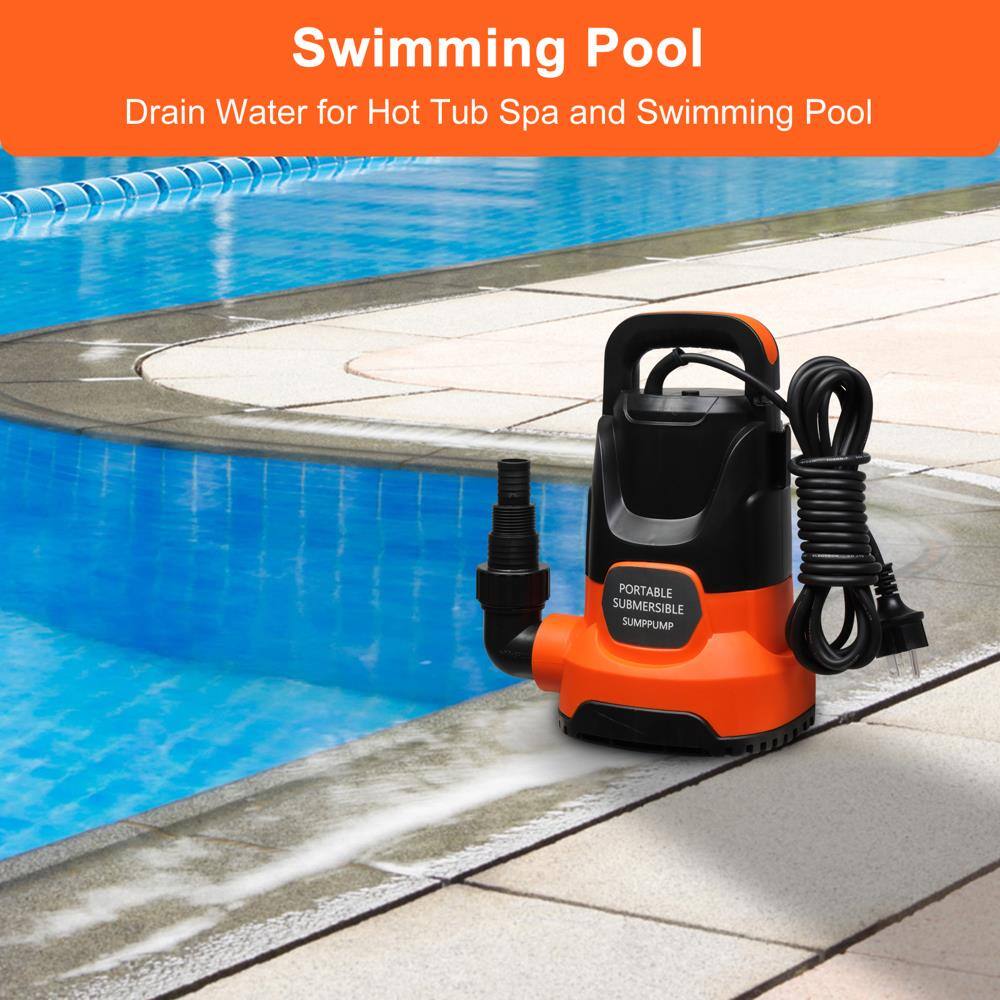 Swimming Pool  
Drain Water for Hot Tub Spa and Swimming Pool  

PORTABLE SUBMERSIBLE SUMPPUMP