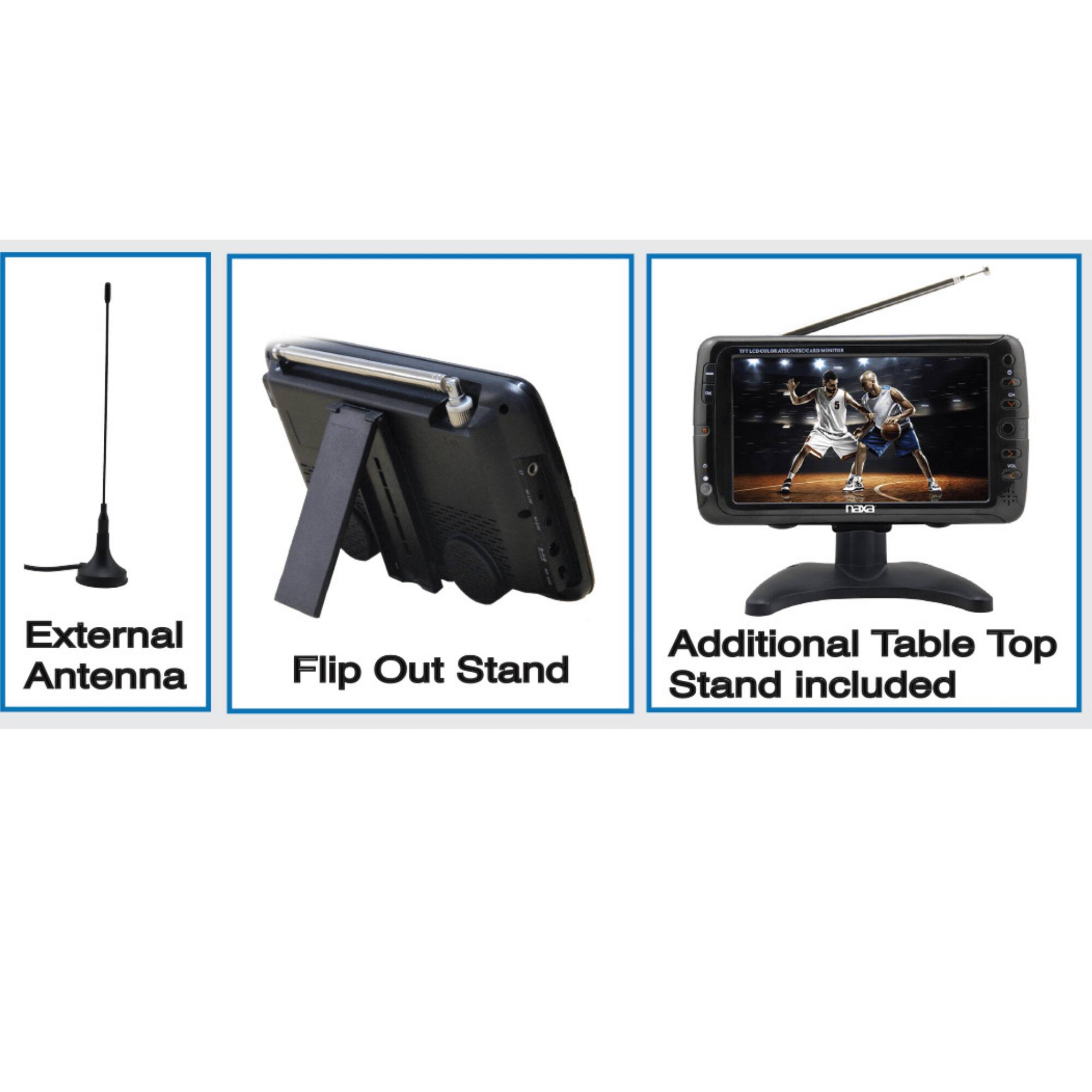 45 no External Antenna Flip Out Stand Additional Table Top Stand included

External Antenna

Flip Out Stand

Additional Table Top Stand included