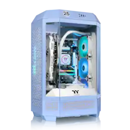 Thermaltake - LCGS Reactor 7870TH Gaming Desktop AMD Ryzen 7 7800X3D, 32GB Memory, NVIDIA GeForce RTX 5070 Ti, 2TB SSD NVMe M.2 - Blue