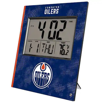 EDMONTON OILERS
TIME: 4:02 PM
MONTH: 1
DATE: 11
DAY: THU
TEMP: 76.2°F