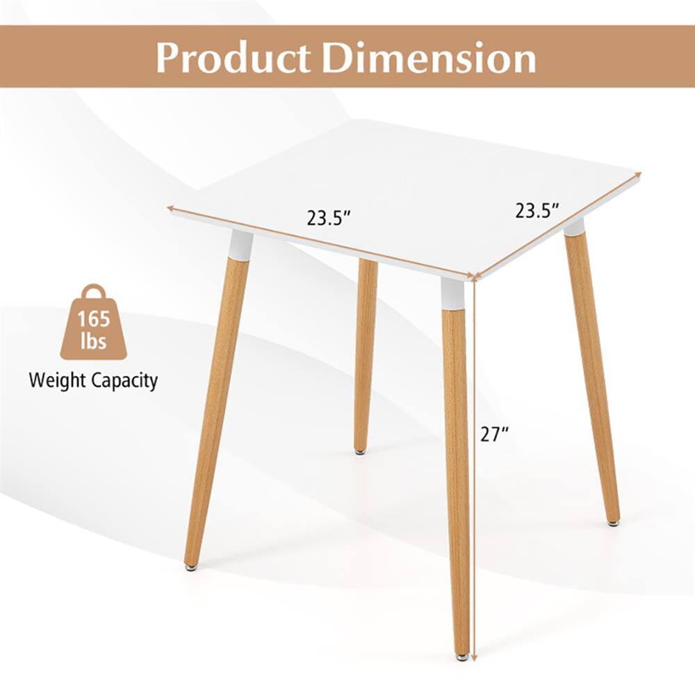 Product Dimension: 23.5" x 23.5" x 27"  
Weight Capacity: 165 lbs