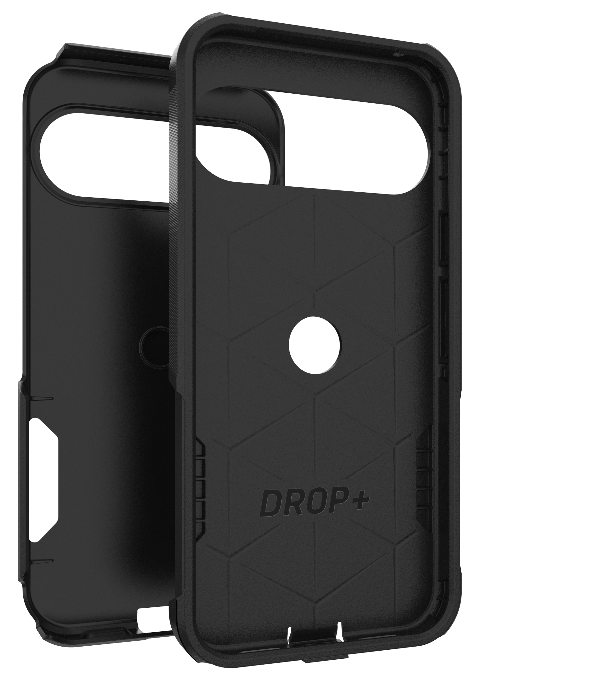 Alt View 1. OtterBox - OtterBox - Commuter Series Hard Shell For Google Pixel 10 Pro XL - Black - Black.
