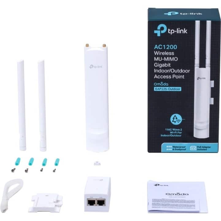 TP Link EAP225 Outdoor Omada AC1200 Wireless Gigabit Outdoor