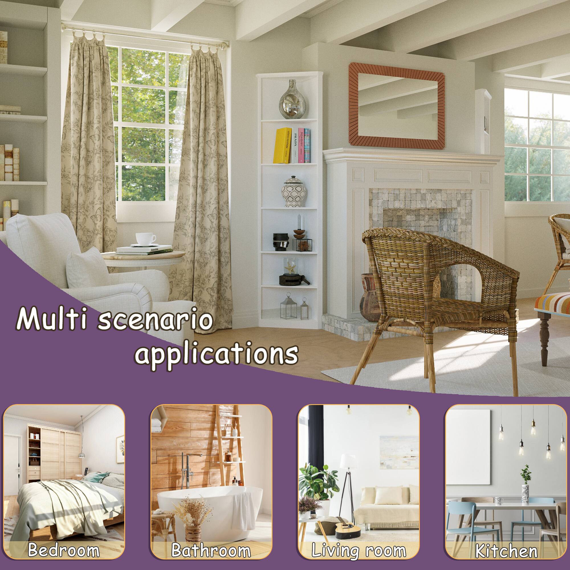 Multi scenario applications
Bedroom
Bathroom
Living room
Kitchen