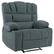 Front. Kadyn - Massage Recliner Chair, 8-Point Vibration & Lumbar Heat, 150° Recline, 330lb Capacity, Gray - Gray.