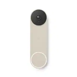 Google - Nest Wi-Fi Video Doorbell - Battery Operated - Linen