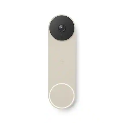 Google - Nest Wi-Fi Video Doorbell - Battery Operated - Linen