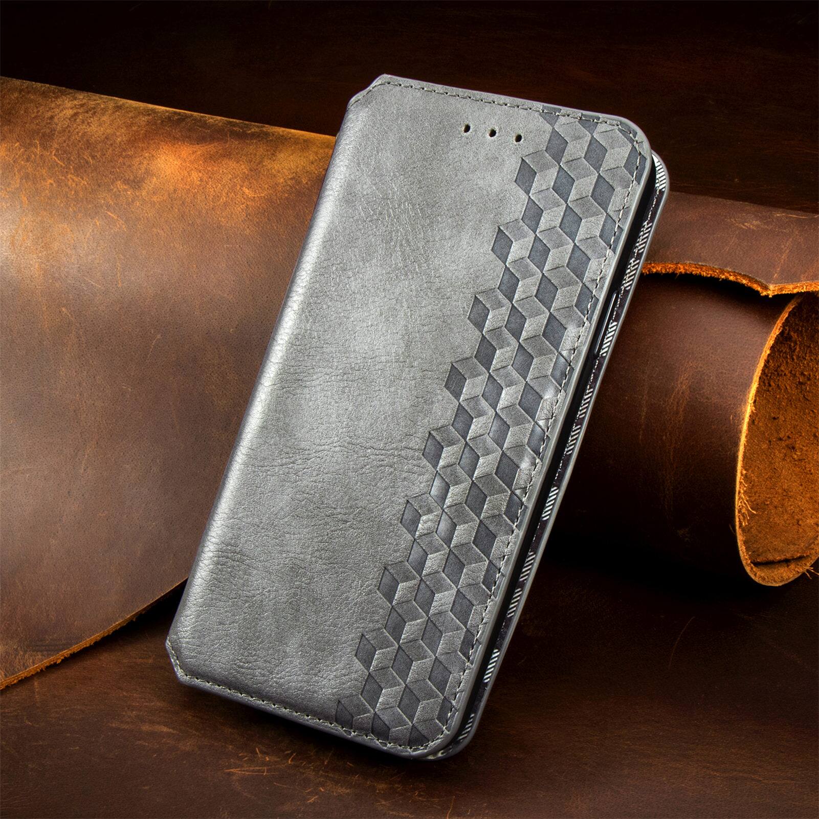 Dteck Magnetic Wallet Case For Samsung Galaxy S25 Ultra, Shockproof PU ...