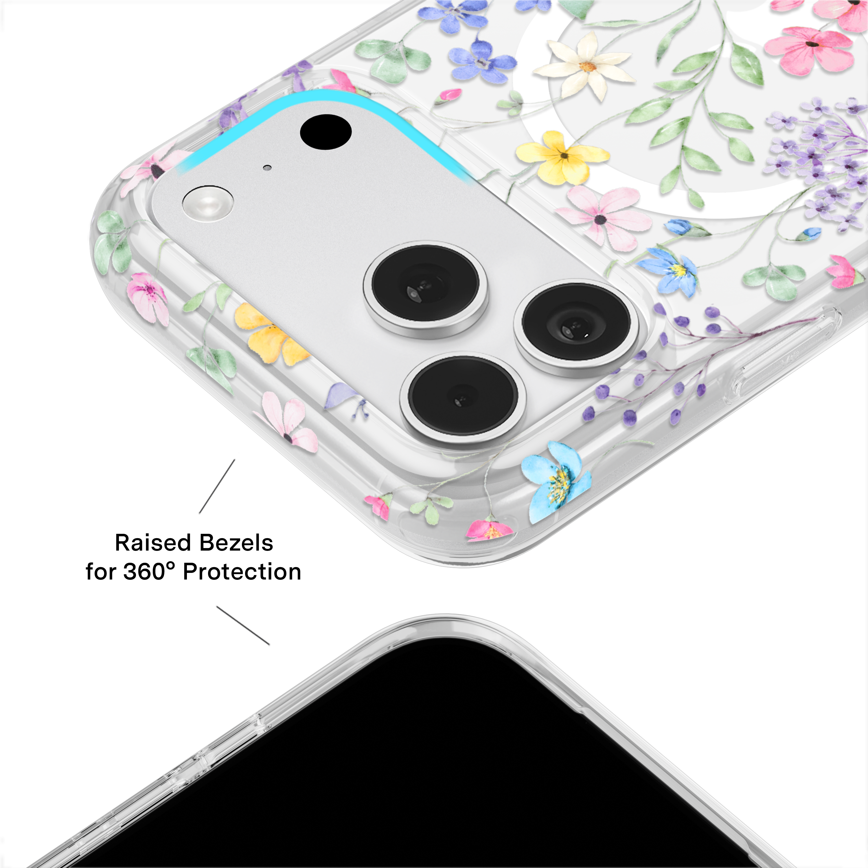 Alt View 2. VELVET CAVIAR - Magsafe Case for Apple iPhone 18 Pro / iPhone 17 Pro - Enchanted Floral.