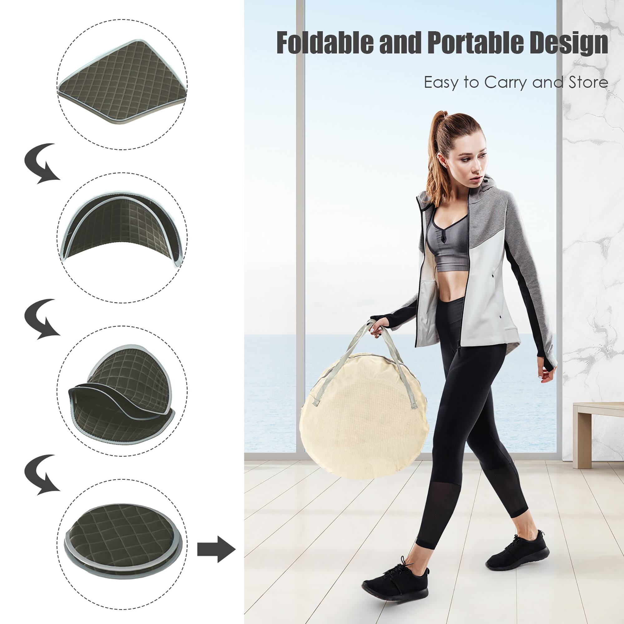 Foldable and Portable Design: Easy to Carry and Store