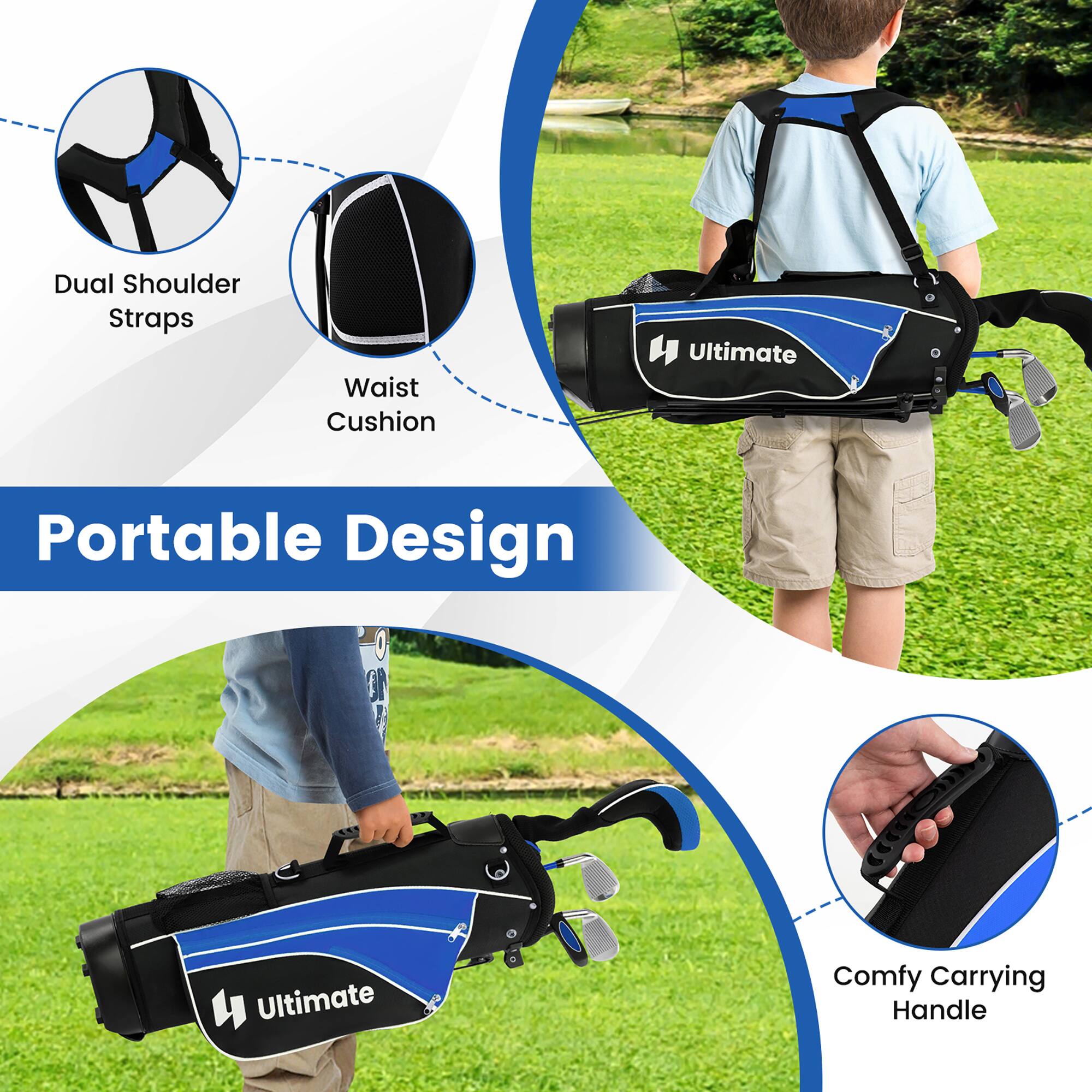 - Dual Shoulder Straps
- Waist Cushion
- Portable Design
- Comfy Carrying Handle