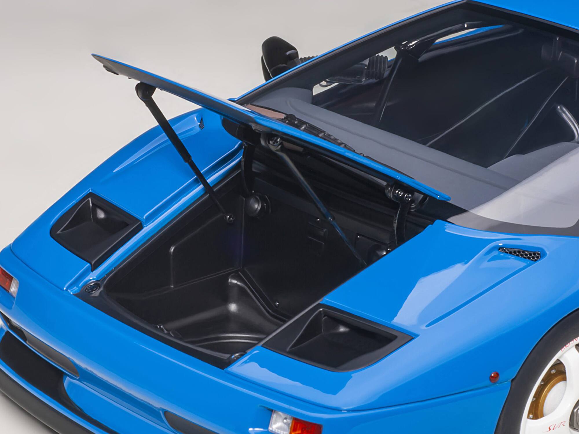 Alt View 2. Autoart - Lamborghini Diablo SV-R Blu Le Mans Blue 1/18 Model Car by Autoart.