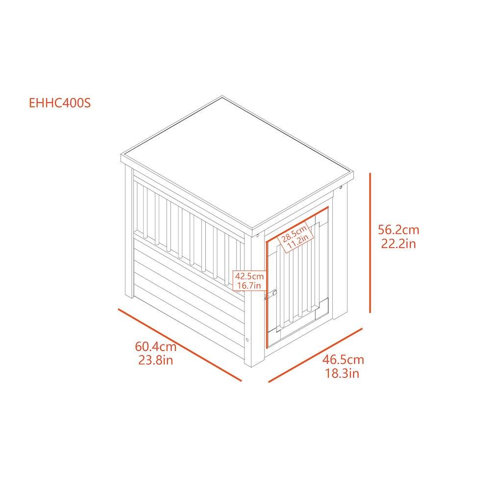 EHHC400S  
28.5cm 11.2in  
56.2cm 22.2in  
42.5cm 16.7in  
60.4cm 23.8in  
46.5cm 18.3in