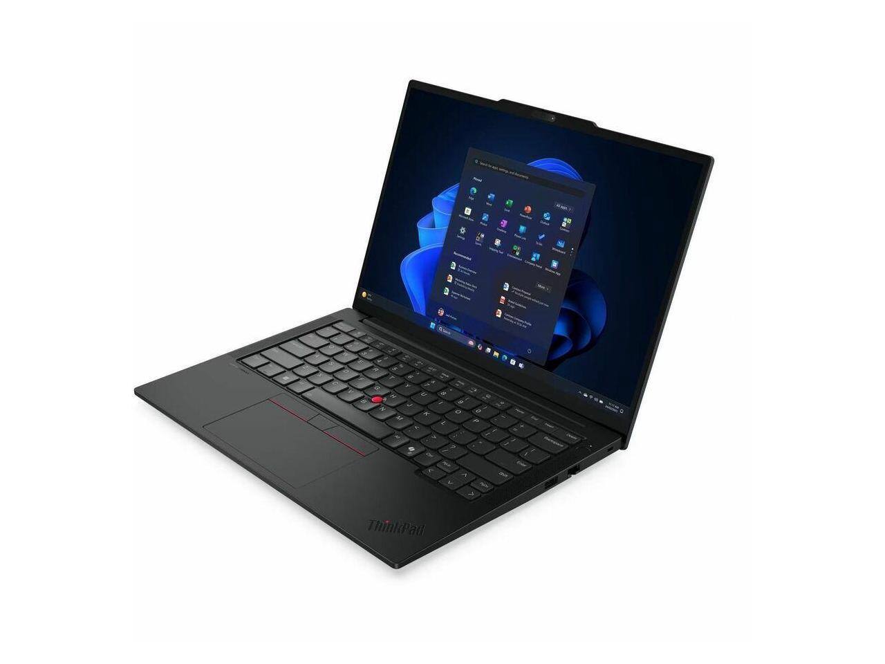 Alt View 5. Lenovo - Lenovo ThinkPad E14 Gen 7 - 14" Touchscreen - Intel Core 5 - 16 GB - 512 GB SSD - Windows 11 Pro - Black.
