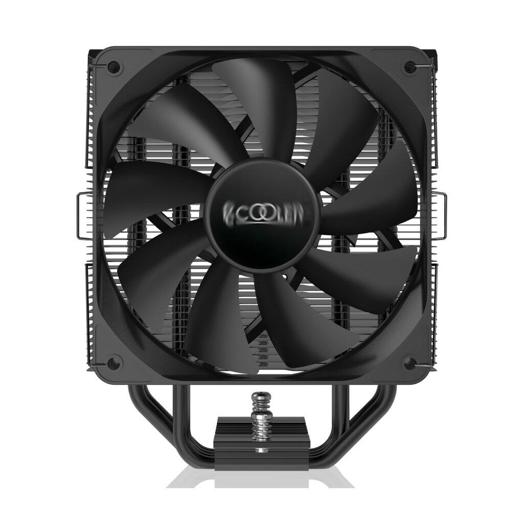 Left. PCCOOLER - PALADIN EX400 Four Heatpipe Air Cooler - Black.