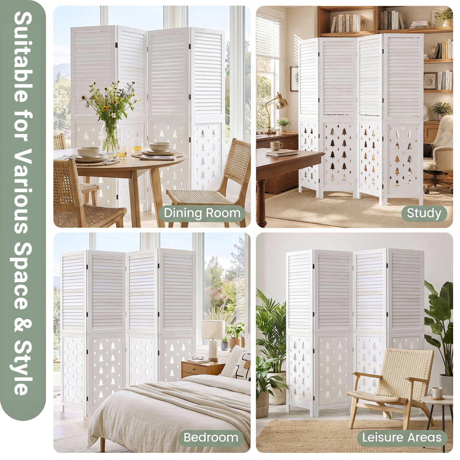Suitable for Various Space & Style

Dining Room  
Bedroom  
Study  
Leisure Areas