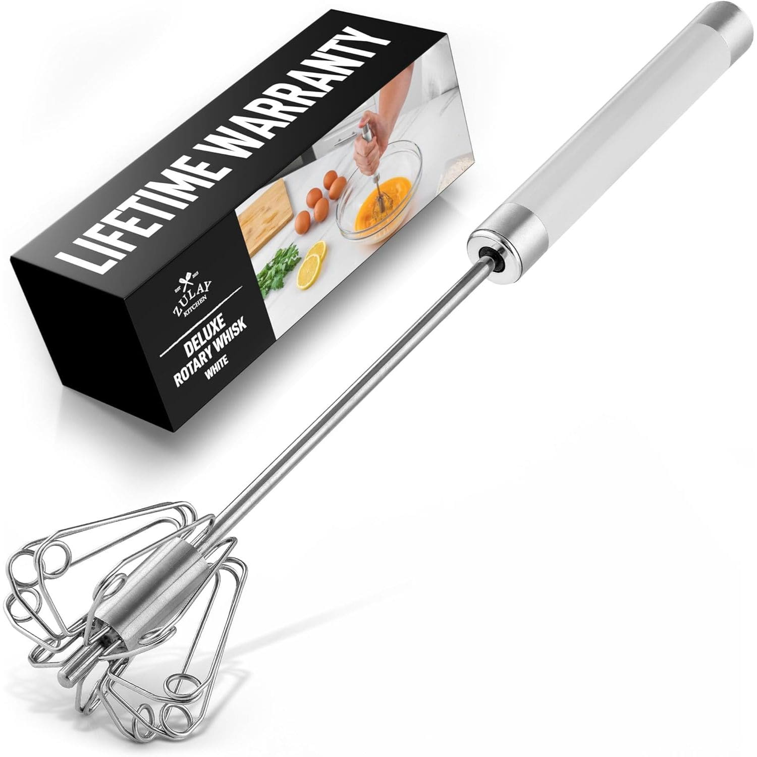 LIFETIME WARRANTY ULAP Z KFCHAN DELUXE WHISK ROTARY WHITE