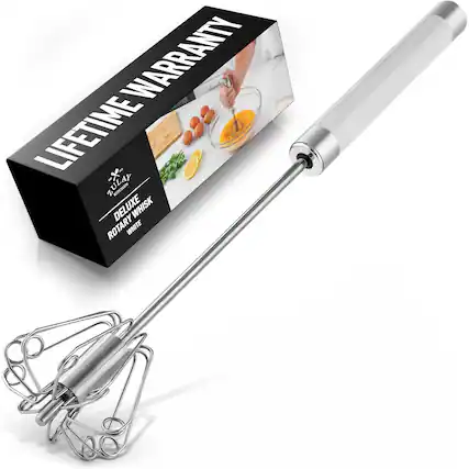 LIFETIME WARRANTY ULAP Z KFCHAN DELUXE WHISK ROTARY WHITE