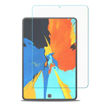 Front. Mybat - MyBat Tempered Glass Screen Protector (2.5D) for Apple iPad mini 6 (2021) / iPad mini 7 (2024) - Clear.