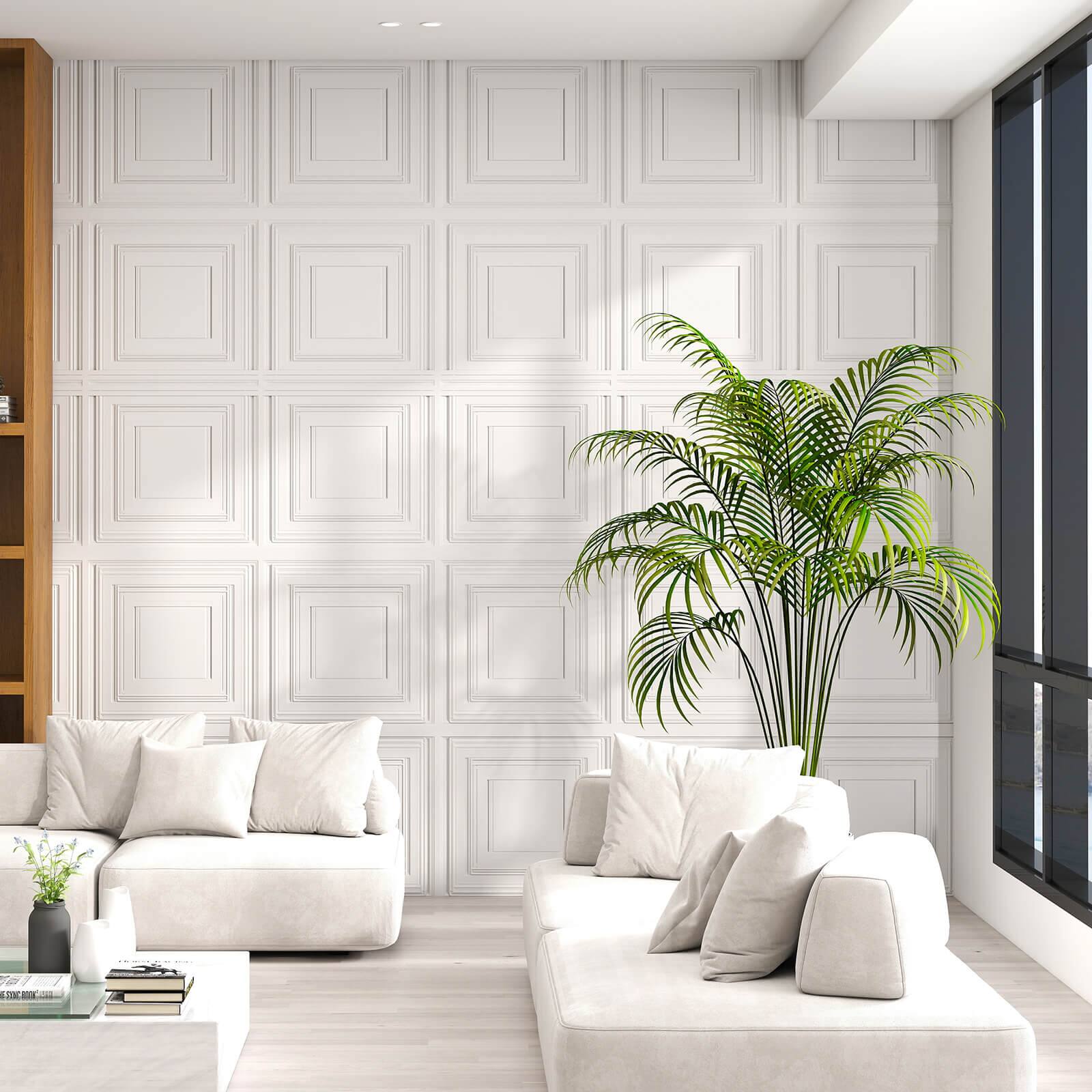 Alt View 3. Costway - Costway Drop Ceiling Tiles 2 ft x 2ft with 3DmPatterns, 12-Pack Tiles Up to 48 Sq.ft. - White.