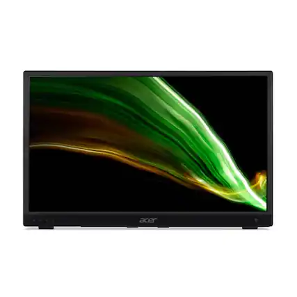 Front. Acer - PM181Q - 17.3" Monitor FullHD 1920x1080 60Hz IPS 7ms GTG 250Nit HDMI | PM181Q | UM.BP1AA.001 - Black.