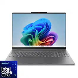 Lenovo - Yoga 7i 2-in-1 16" 2K LCD Touchscreen Laptop - Intel Core Ultra 7 355 2026 - 16GB Memory - 512GB Storage - Luna Grey